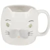 Gifi Mug gris design animal blanc Sale
