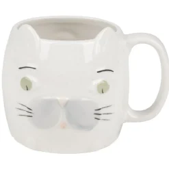 Gifi Mug gris design animal blanc Sale