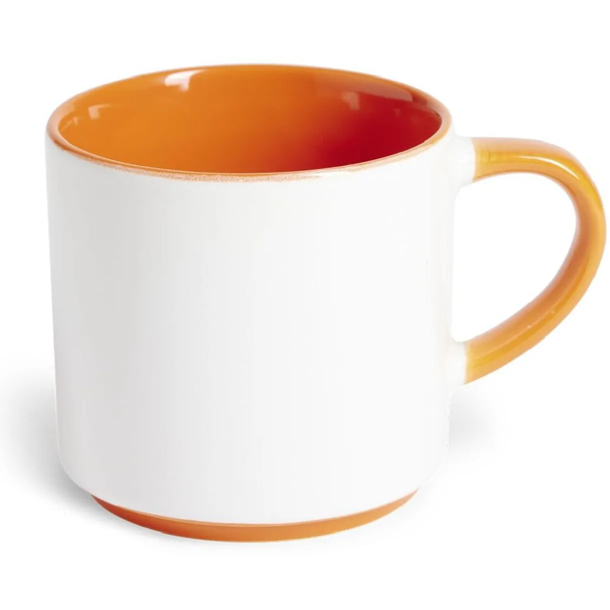 Gifi Mug grès bicolore 450mL Ø8,5xH8cm