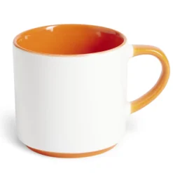 Gifi Mug grès bicolore 450mL Ø8,5xH8cm