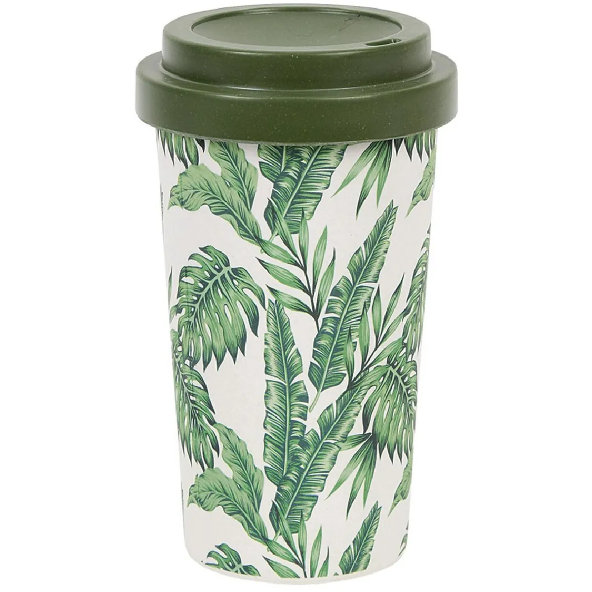 Gifi Mug imprimé avec couvercle uni 400 ml