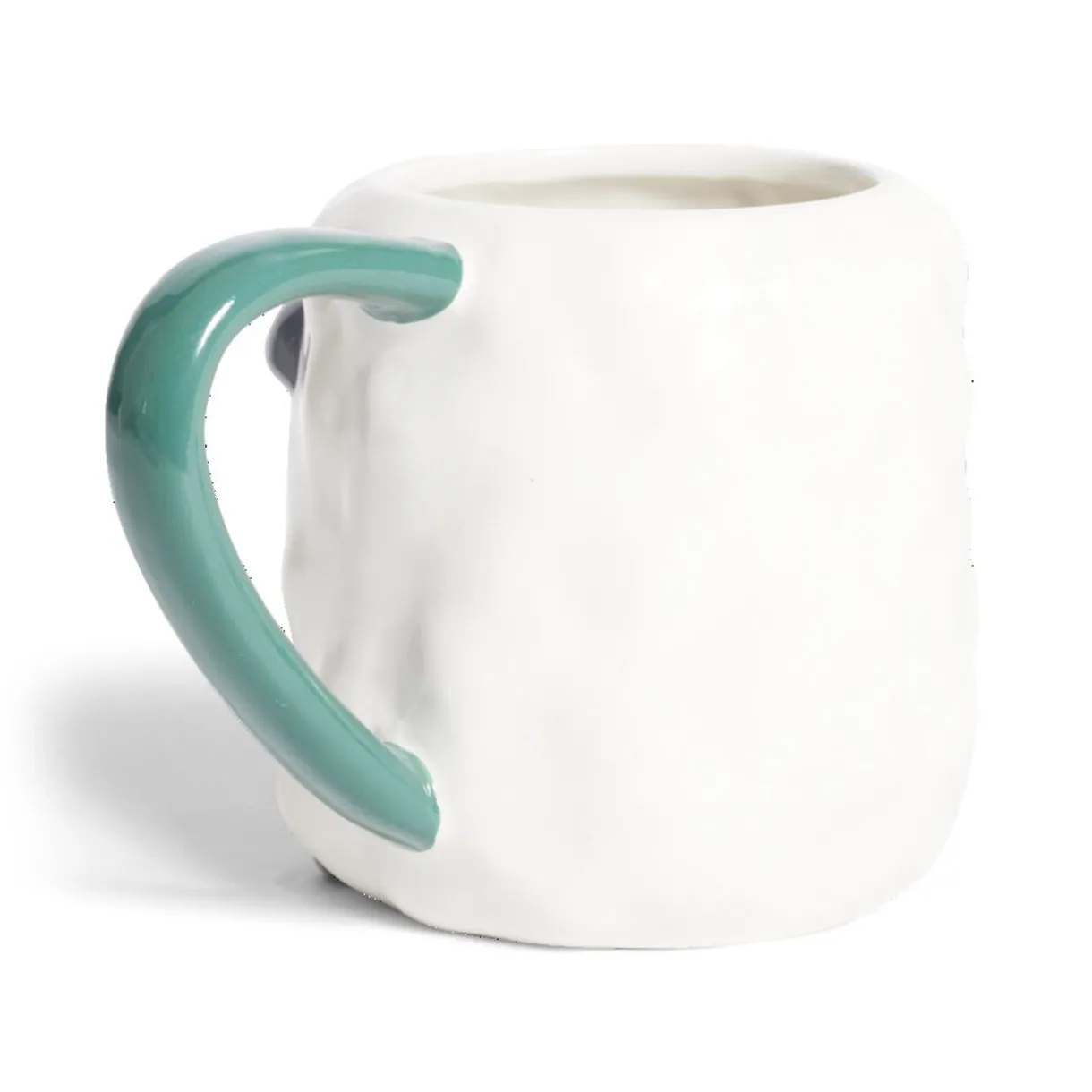 Gifi Mug mouton dolomite blanc et gris Ø10xH10cm Discount
