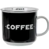 Gifi Mug noir inscription coffee blanc collection Bakery New