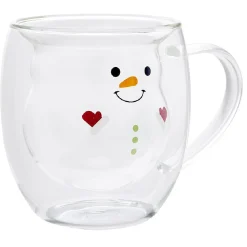 Gifi Mug Noël verre double paroi 30cl - 2 modèles