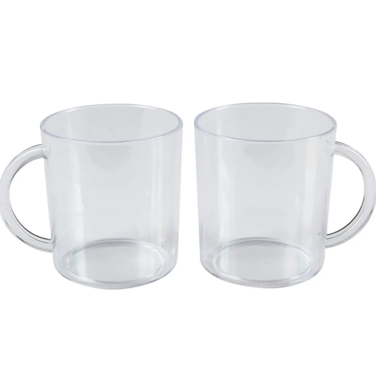 Gifi Mug plastique transparent x2 Hot