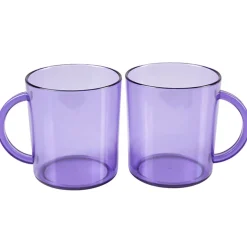 Gifi Mug plastique violet x2 New