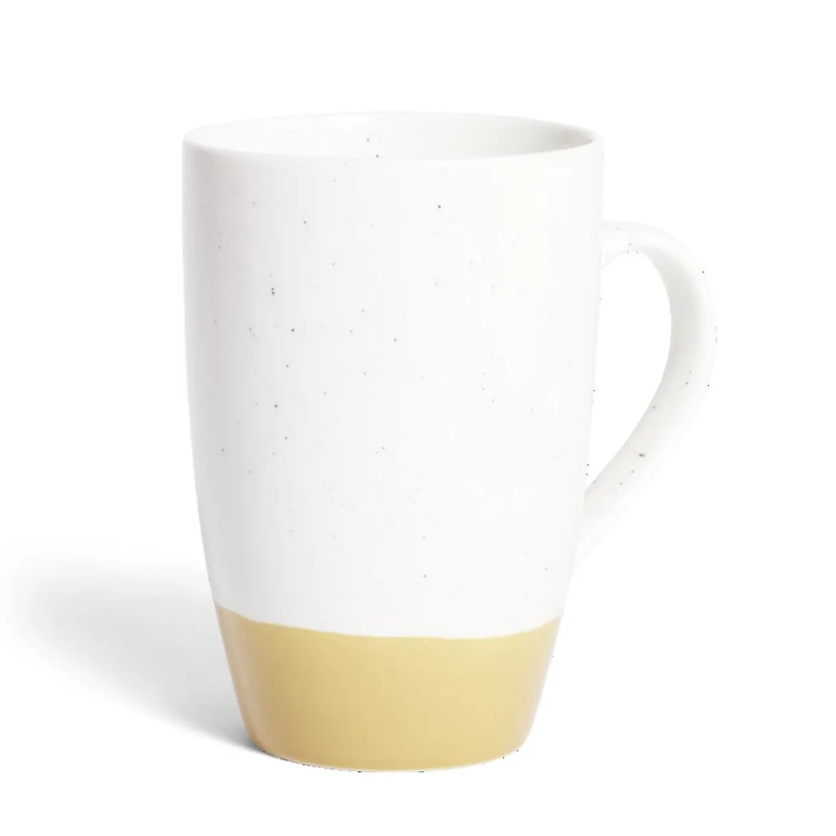 Gifi Mug porcelaine blanc et beige 500ml Clearance