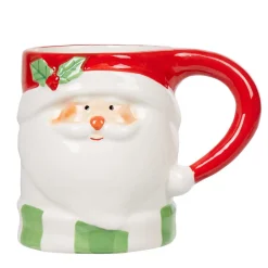 Gifi Mug père Noël rouge et blanc Hot