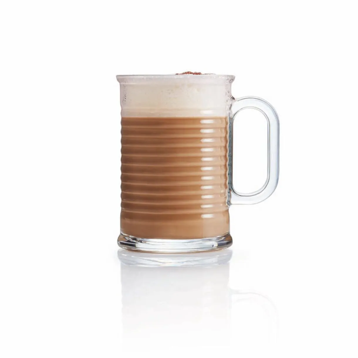 Gifi Mug transparent en verre trempé design conserve Luminarc 9 cl