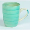 Gifi Mug uni bleu turquoise tons sur tons Best