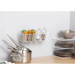 Gifi Panier multifonction blanc Metaltex Best