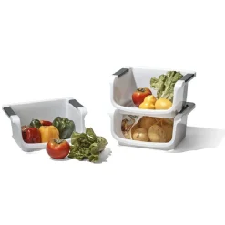 Gifi Panier superposable blanc x3 Sale