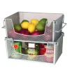Gifi Panier superposable gris argenté