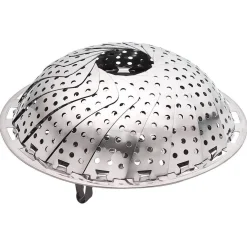 Gifi Panier vapeur réglable métal gris Ø28,5xH9,5cm Discount