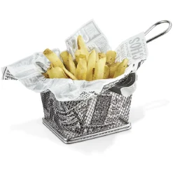 Gifi Papier absorbant à frites design noir blanc Outlet
