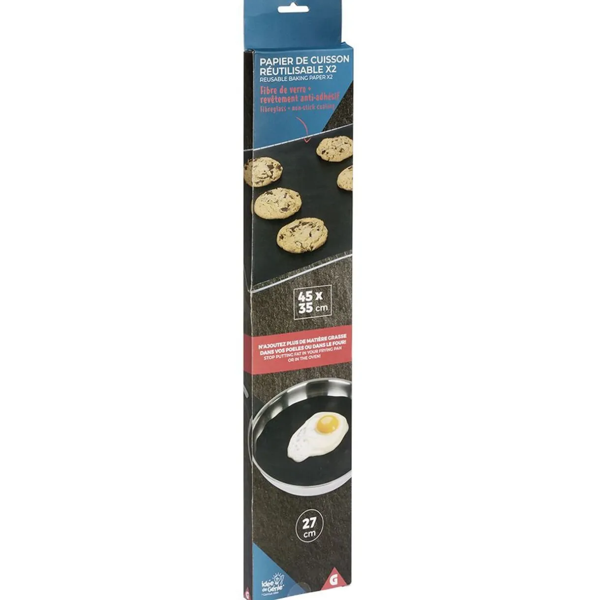 Gifi Papier cuisson réutilisable x2