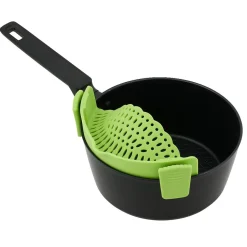 Gifi Passoire casserole à clips silicone gris Discount