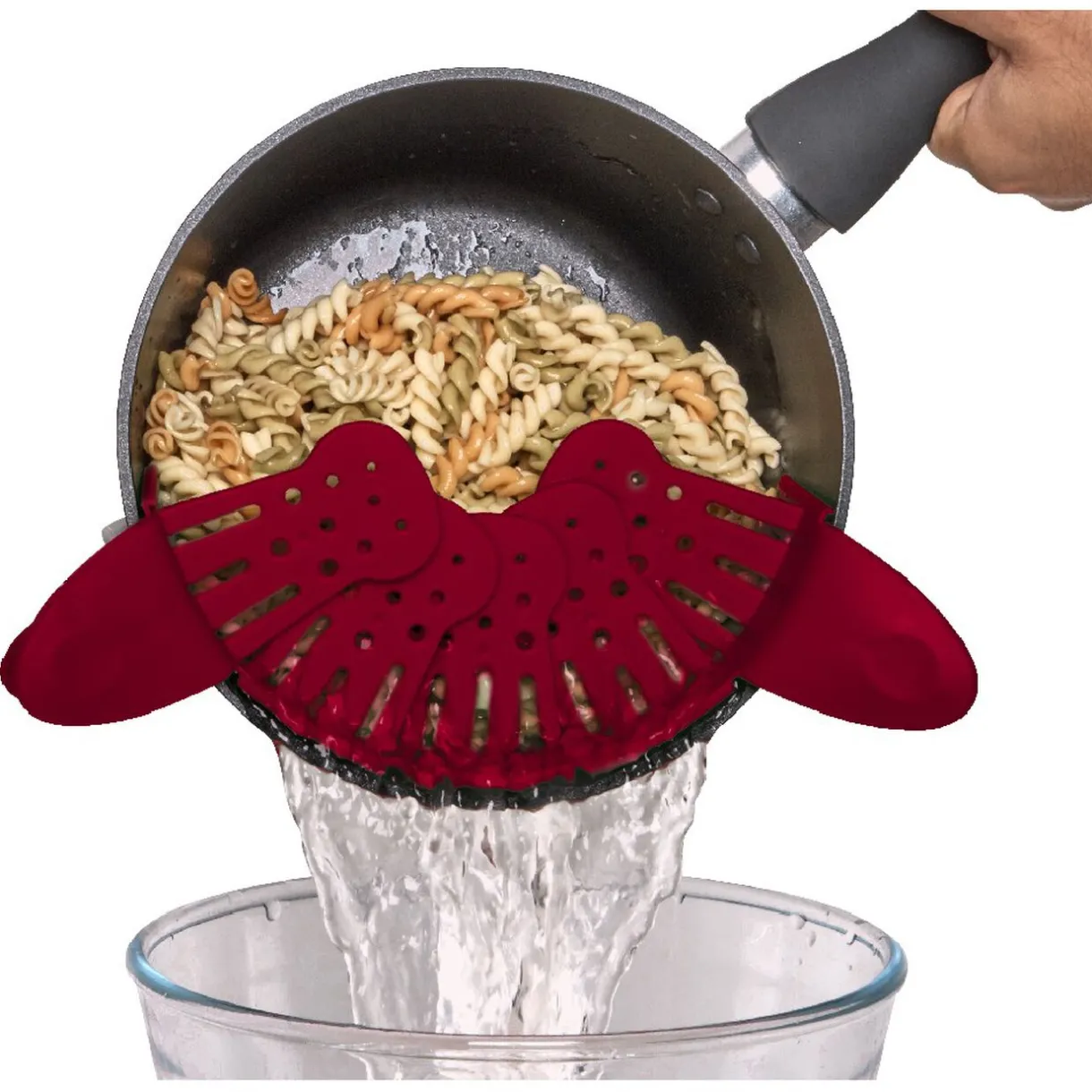 Gifi Passoire pliable et adaptable rouge Sale
