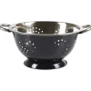 Gifi Passoire ronde en inox noir et gris Clearance