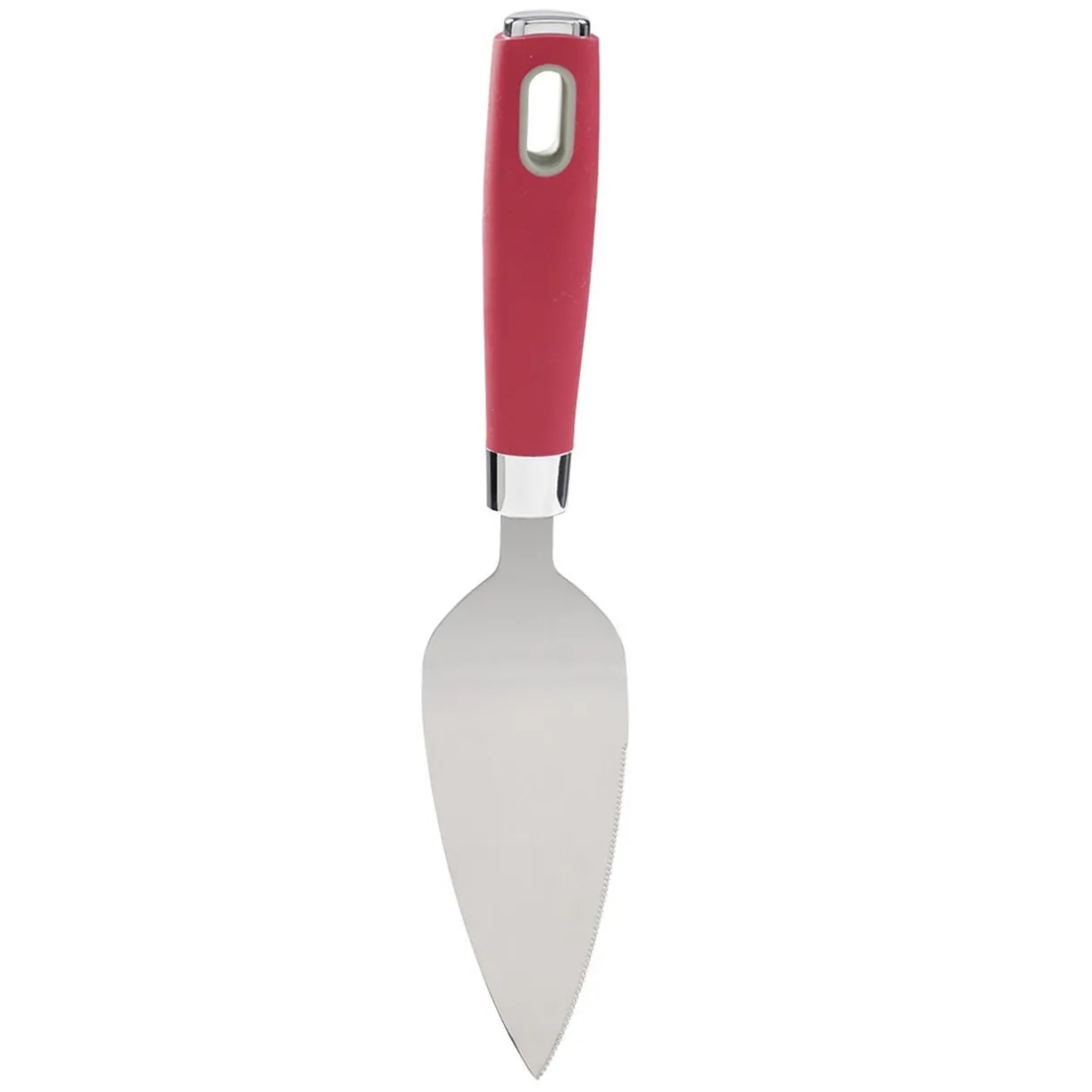Gifi Pelle à tarte inox manche polypropylène rouge Best