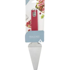Gifi Pelle à tarte inox manche polypropylène rouge New