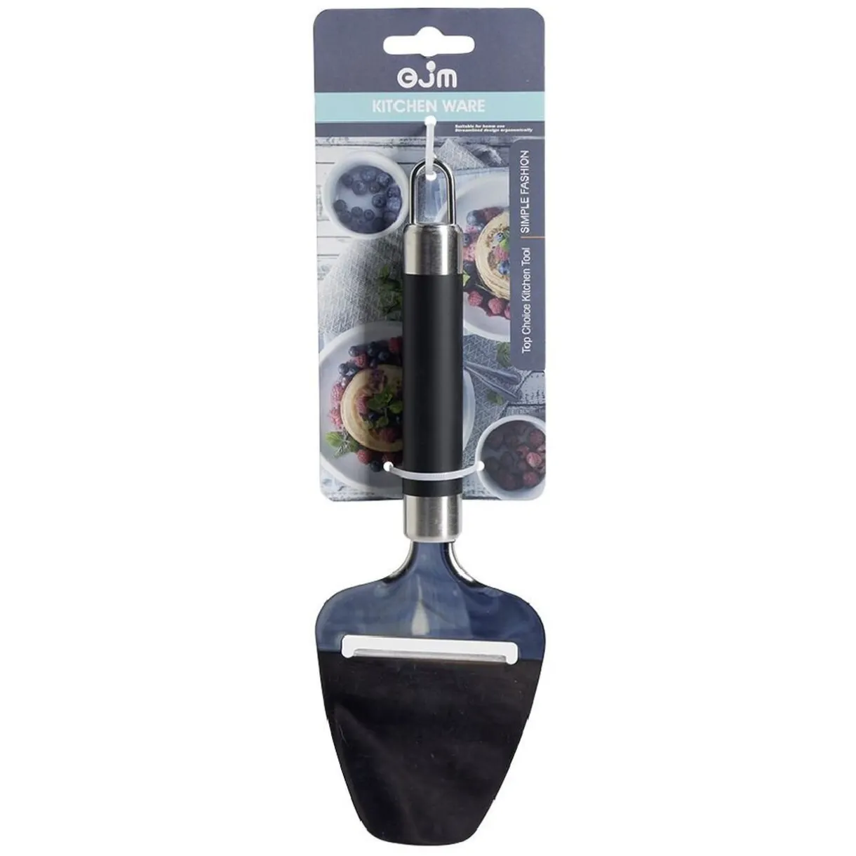 Gifi Pelle coupe-fromage en inox avec manche plastique L.21,5cm Clearance