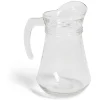 Gifi Pichet avec anse et bec verseur 1L verre transparent