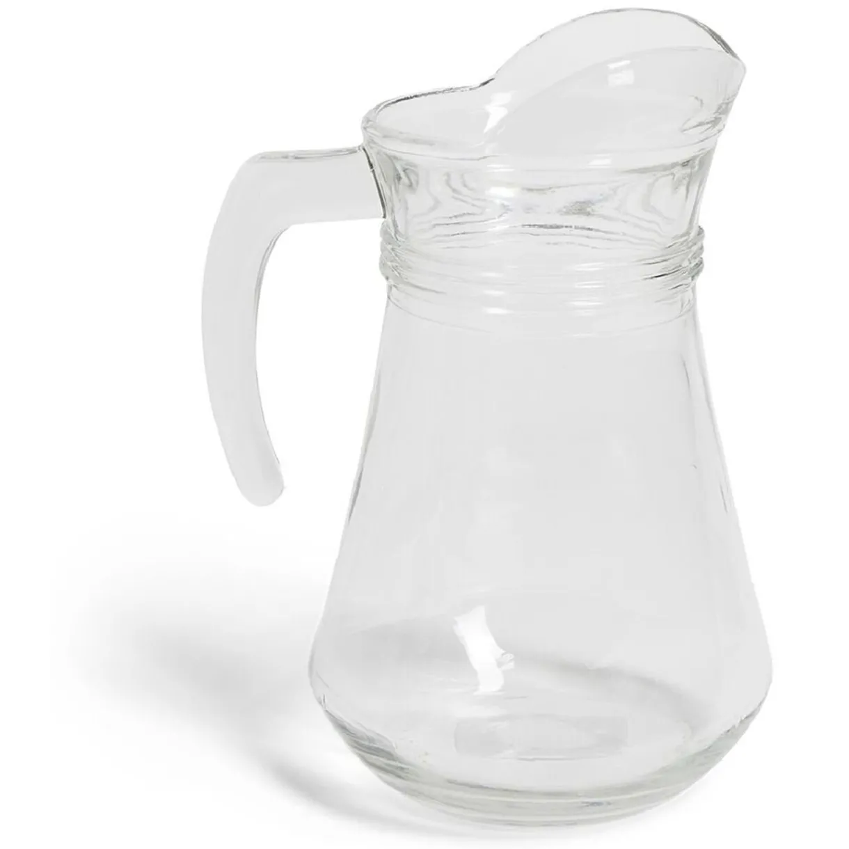 Gifi Pichet avec anse et bec verseur 1L verre transparent