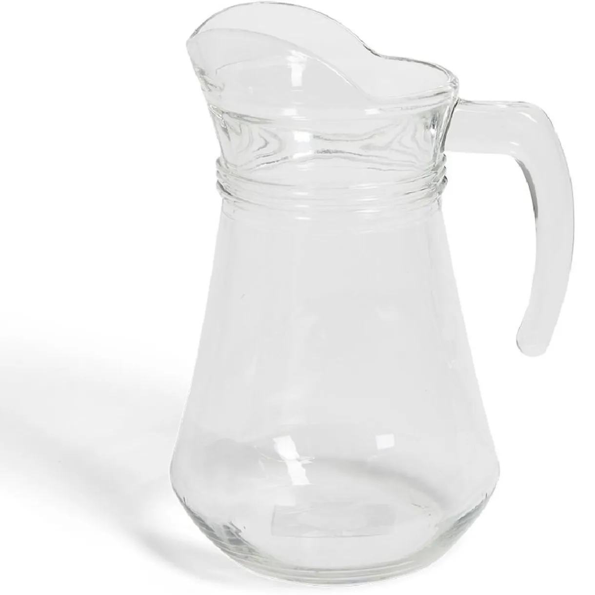 Gifi Pichet avec anse et bec verseur 1L verre transparent