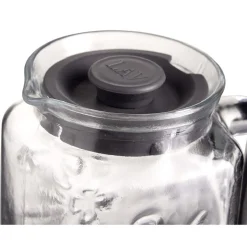 Gifi Pichet en verre avec couvercle 1,2L