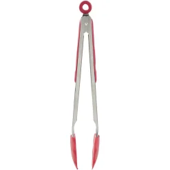 Gifi Pince à viande en inox plastique rouge gris Outlet