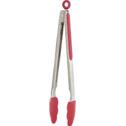 Gifi Pince à viande en inox plastique rouge gris Outlet