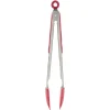 Gifi Pince à viande inox et silicone rouge Hot
