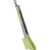 Gifi Pince spatule 2 en 1 inox silicone vert Best