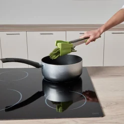 Gifi Pince spatule 2 en 1 inox silicone vert Best