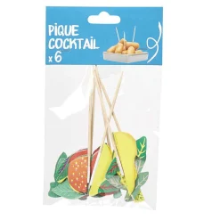 Gifi Pique cocktail fruits x6 Hot