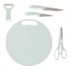 Gifi Planche à découper + 4 ustensiles de cuisine Online