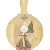 Gifi Planche à découper 6 parts en bambou Ø32cm avec roulette à pizza Sale