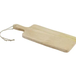 Gifi Planche à découper avec manche bois marron Discount