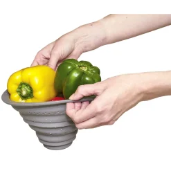 Gifi Planche à découper avec passoire rétractable silicone 56x29,5cm Clearance