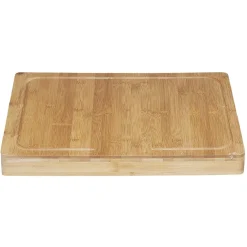 Gifi Planche à découper avec rebord en bambou
