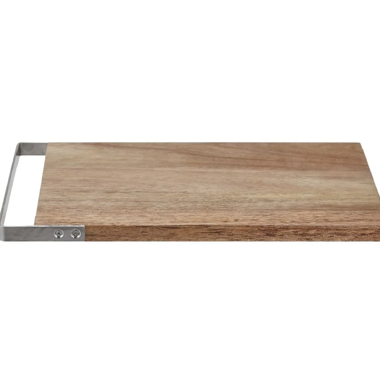 Gifi Planche à découper en acacia avec poignée inox Hot