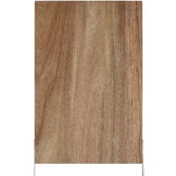 Gifi Planche à découper en acacia avec poignée inox Hot