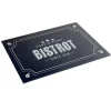 Gifi Planche à découper en verre design Bistrot noir blanc Outlet