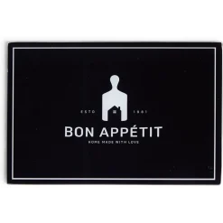 Gifi Planche à découper en verre design Bon appétit - 38x30cm Best
