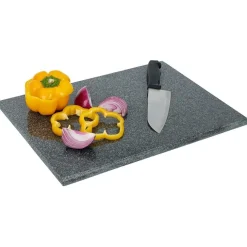 Gifi Planche à découper granit gris 30x20x1,5cm Discount