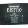 Gifi Planche à découper noire design bistrot Sale