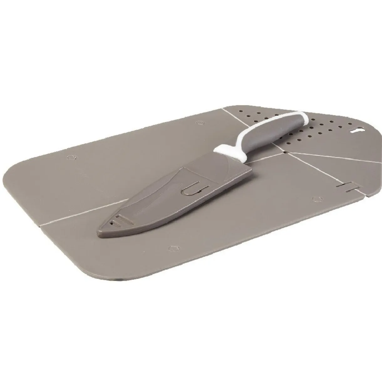 Gifi Planche à découper pliable 3 en 1 avec couteau inox Best