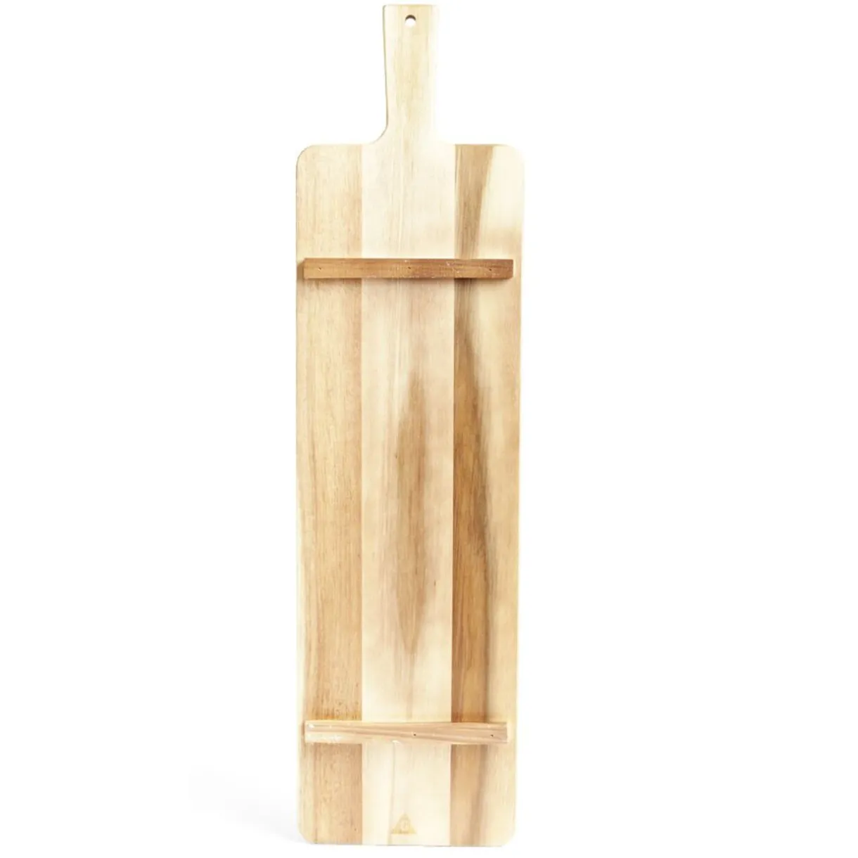 Gifi Planche de service XL en bois d'acacia avec pied 20x75cm New