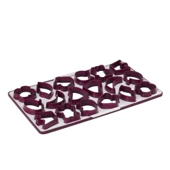 Gifi Plaque emporte pièce Metaltex x18 forme coeur bouche couronne Outlet